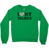 i love my soldier hunter camouflage Crewneck Sweatshirt