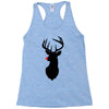 deer skull christmas Racerback Tank