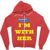 i am with her Zipper Hoodie