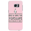one by one penguins stealing Samsung Galaxy S7 Edge