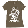 robot funny Ladies Fitted T-Shirt