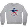 usa star Crewneck Sweatshirt