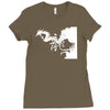 antontw chinese dragon Ladies Fitted T-Shirt