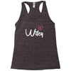 Wifey white Racerback Tank