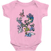 return of the plushes Baby Onesie