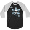 skull snowflakes alternative christmas jumper 3/4 Sleeve Shirt