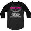 Gemini Woman 3/4 Sleeve Shirt