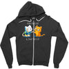 finn the cat &amp; jake the cat Zipper Hoodie