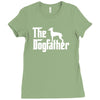 the dogfather italian greyhound white Ladies Fitted T-Shirt