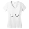 boobs boob Women's V-Neck T-Shirt