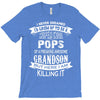 Super Cool Pops Of A Freaking Awesome Grandson T-Shirt