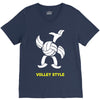 volleyball style sport funny gift present outdoor V-Neck Tee