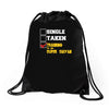 single taken trainin to go super saiyan Drawstring Bags