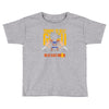 training to beat saiyan or at least warrior anime gym workout lifting Toddler T-shirt