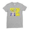 eat big get big Ladies Fitted T-Shirt