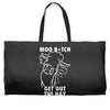 moo bitch Weekender Totes