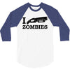 i shotgun zombies funny t shirt dead apocalypse s 3xl 3/4 Sleeve Shirt