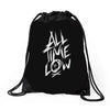 all time low graffiti Drawstring Bags