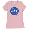 Nasa Gay Pride Ladies Fitted T-Shirt