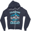 Camping Is Like Sex Zipper Hoodie