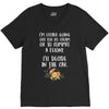 ice cream or a felony V-Neck Tee