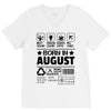 Born In August V-Neck Tee