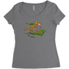 the tree, the raccoon Women's Triblend Scoop T-shirt