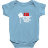RED PAINBALL Baby Bodysuit