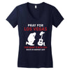 Pray for Las Vegas, Route 91 Harvest 2017 Women's V-Neck T-Shirt