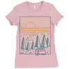 camp river Ladies Fitted T-Shirt