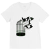 breaking through to freedom V-Neck Tee