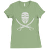 mask of modern mutiny Ladies Fitted T-Shirt