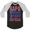papa   body guard 3/4 Sleeve Shirt