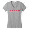 survivor 3 Women's V-Neck T-Shirt
