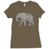 elephant filled5 cool Ladies Fitted T-Shirt