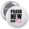 proud new girl Pin-back button