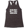 childrens ask me about my t rex flip Racerback Tank