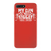 my gun is bigger iPhone 7 Plus Case