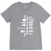 spaceship timeline funny  sci fi star retro wars trek joke cool V-Neck Tee