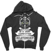 I Am Cat Actually In A Very Commited Relationship Zipper Hoodie