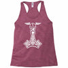 thorshammer mj&ouml;lnir odin wikinger germanen Racerback Tank