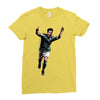 lionel messi 4 Ladies Fitted T-Shirt