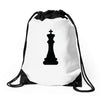 Chess King and Pawn Drawstring Bags