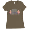 bear pong! Ladies Fitted T-Shirt