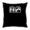 problem l&ouml;sung zocken lustig funny Throw Pillow