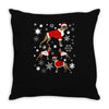 boxer christmas Throw Pillow