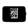 back in the gym Laptop sleeve