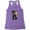 pulp fiction caricature ideal birthday gift present Racerback Tank