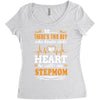 There's This Boy Who Stole My Heart He Calls Me Stepmom Women's Triblend Scoop T-shirt