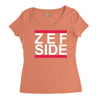 new hot zef side die antwoord Women's Triblend Scoop T-shirt